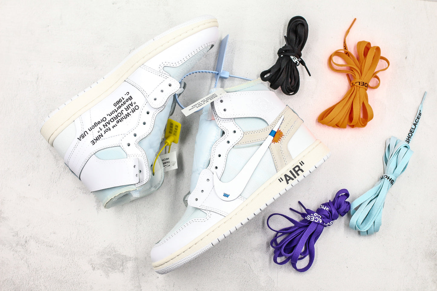 Off-White x Air Jordan 1 High White Europe Exclusive