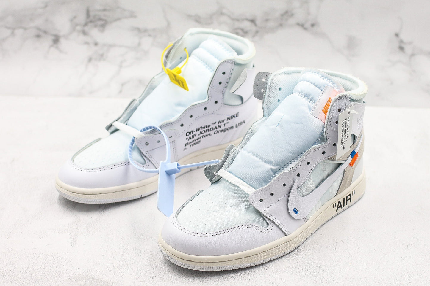 Off-White x Air Jordan 1 High White Europe Exclusive