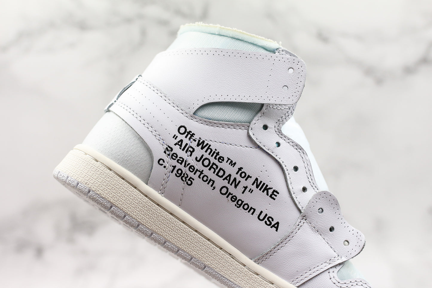 Off-White x Air Jordan 1 High White Europe Exclusive
