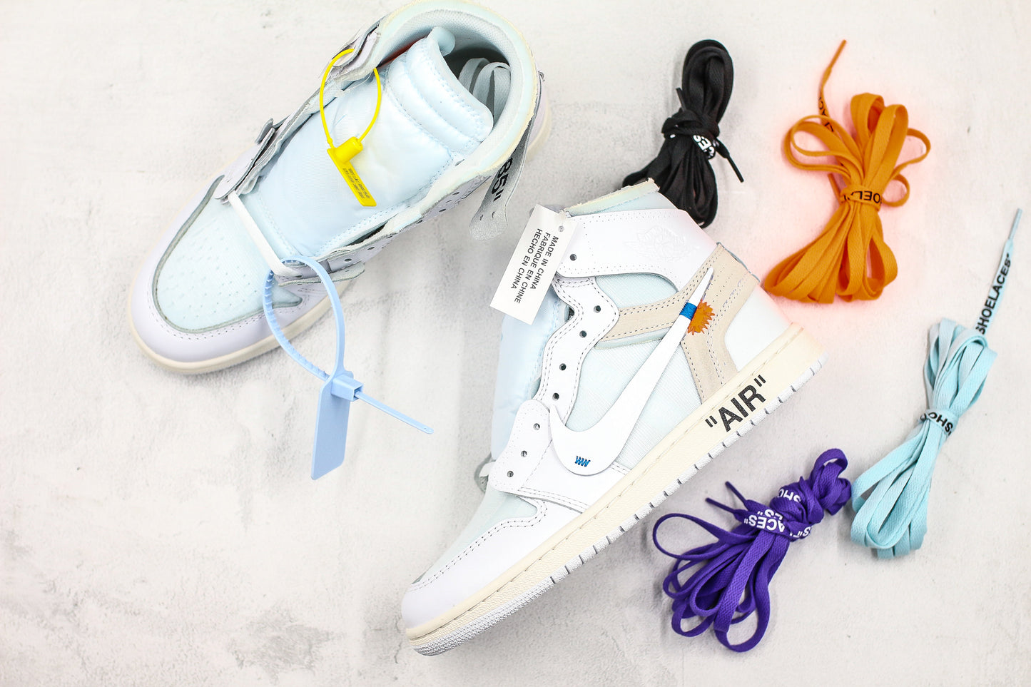 Off-White x Air Jordan 1 High White Europe Exclusive