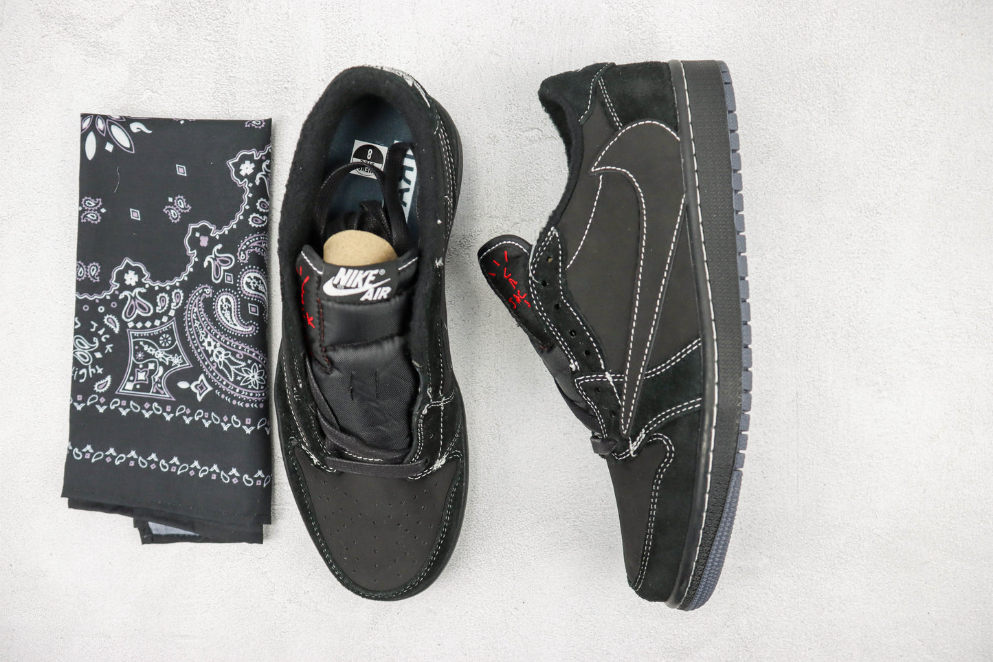 Jordan 1 Low x Travis Scott Black Phantom