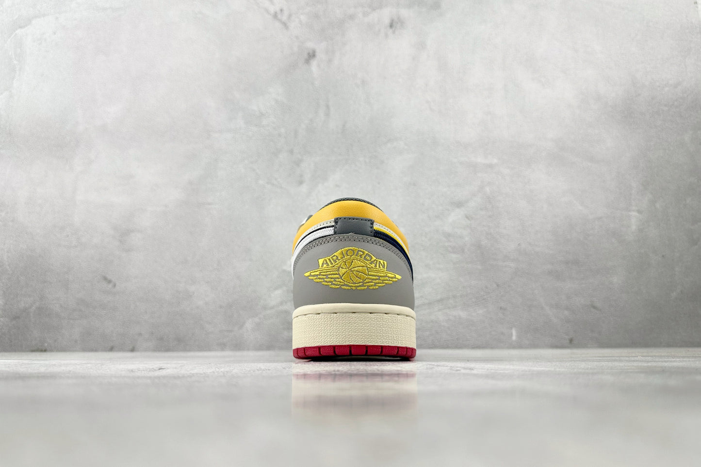 Jordan 1 Low Premium Sail and Yellow Ochre