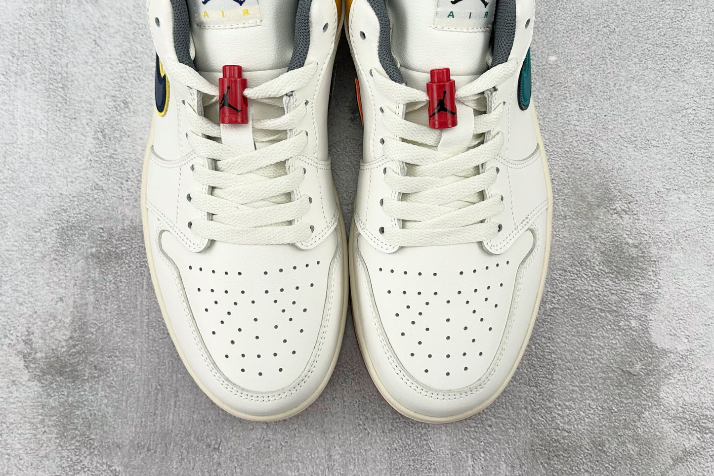 Jordan 1 Low Premium Sail and Yellow Ochre