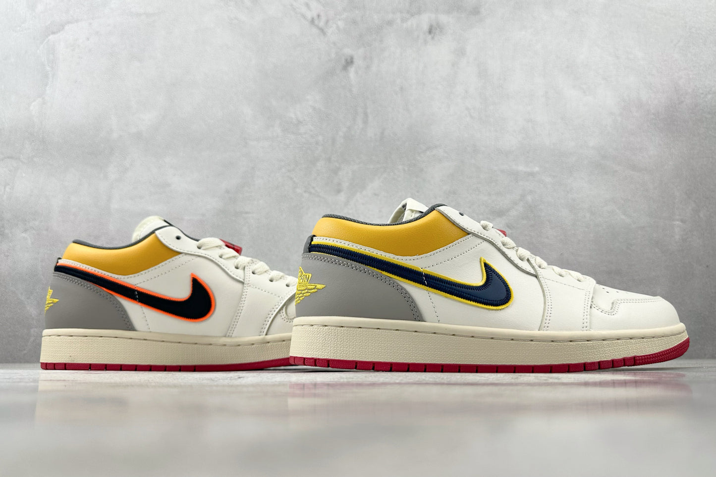 Jordan 1 Low Premium Sail and Yellow Ochre