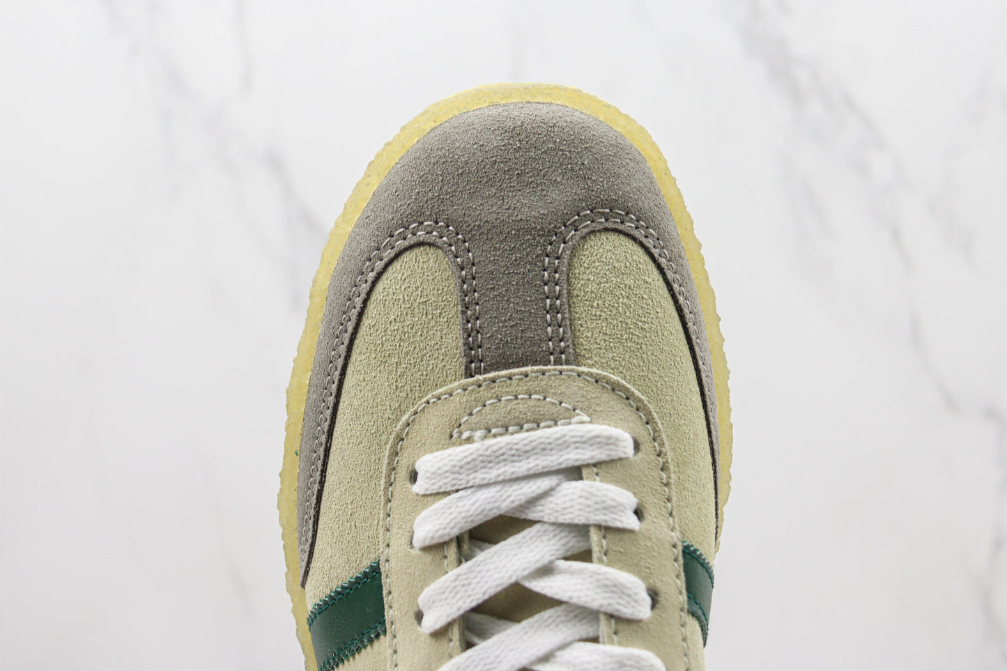 Ronnie Fieg × Clarks × adidas Samba White Green