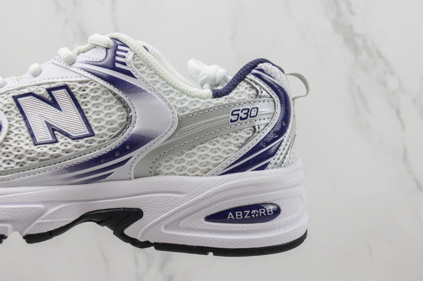 New Balance 530 White Dark Mercury