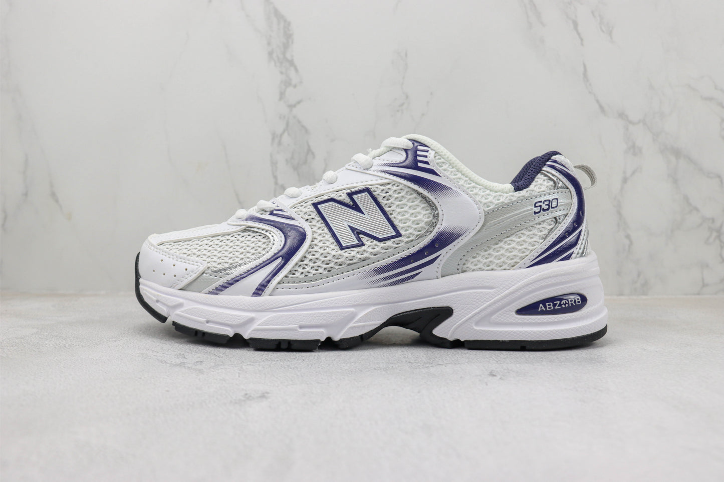 New Balance 530 White Dark Mercury
