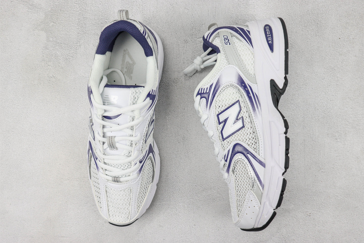 New Balance 530 White Dark Mercury