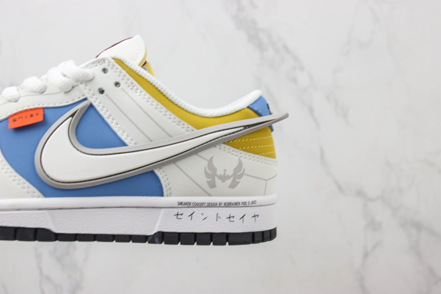 Nike SB Dunk Low Blue White Yellow Silver