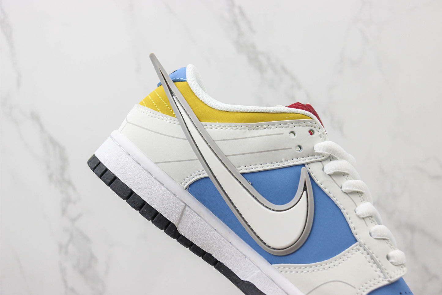 Nike SB Dunk Low Blue White Yellow Silver
