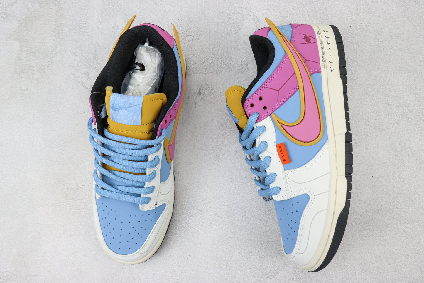 Nike SB Dunk Low Pink Blue White Saint Seiya