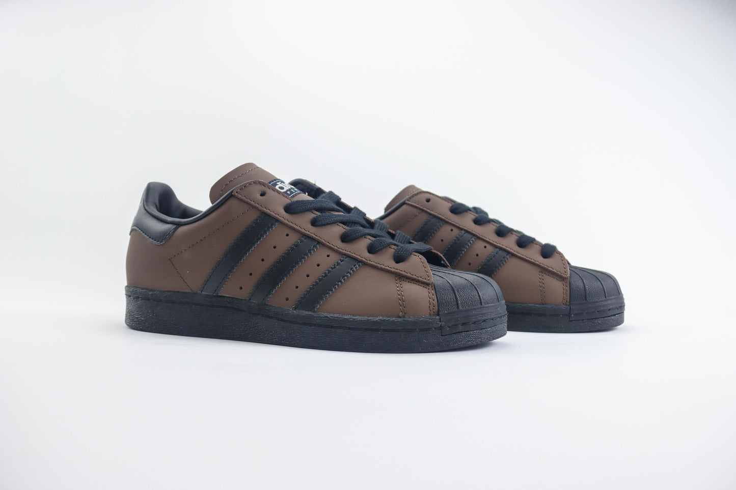adidas originals Superstar Preto e Marrom