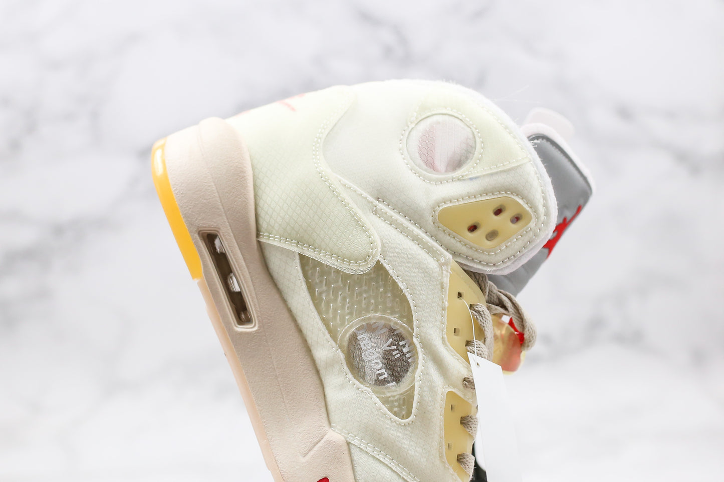 OFF-WHITE x Air Jordan 5 'Cream'