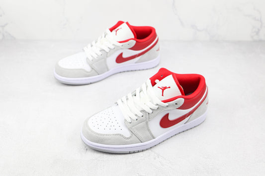 Jordan 1 Low SE 'Light Smoke Grey Gym Red'