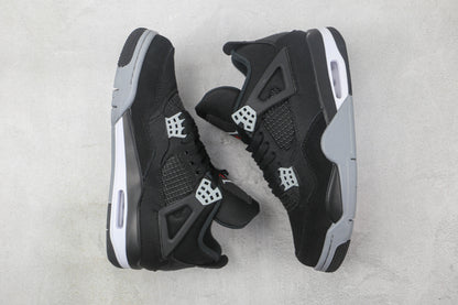Air Jordan 4 Black and Light Steel