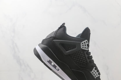 Air Jordan 4 Black and Light Steel