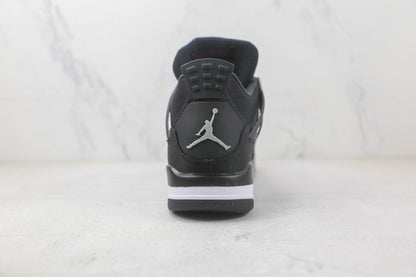 Air Jordan 4 Black and Light Steel
