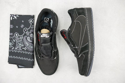 Jordan 1 Low x Travis Scott Black Phantom