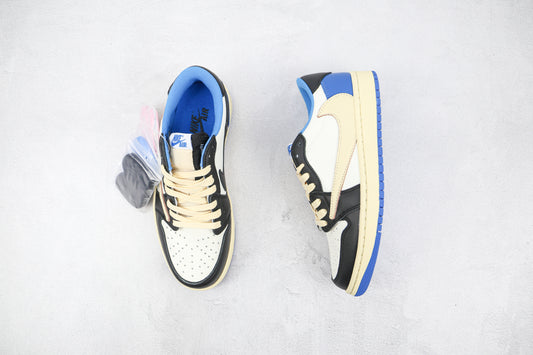 Jordan 1 Low Travis Scott x Fragment Royal Blue
