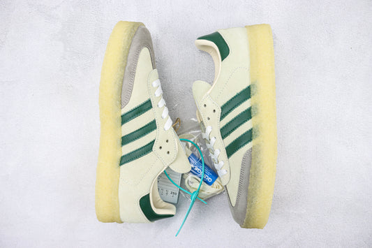 Ronnie Fieg × Clarks × adidas Samba White Green