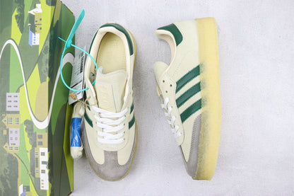 Ronnie Fieg × Clarks × adidas Samba White Green