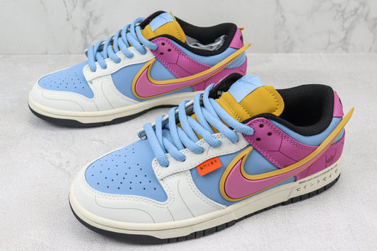 Nike SB Dunk Low Pink Blue White Saint Seiya