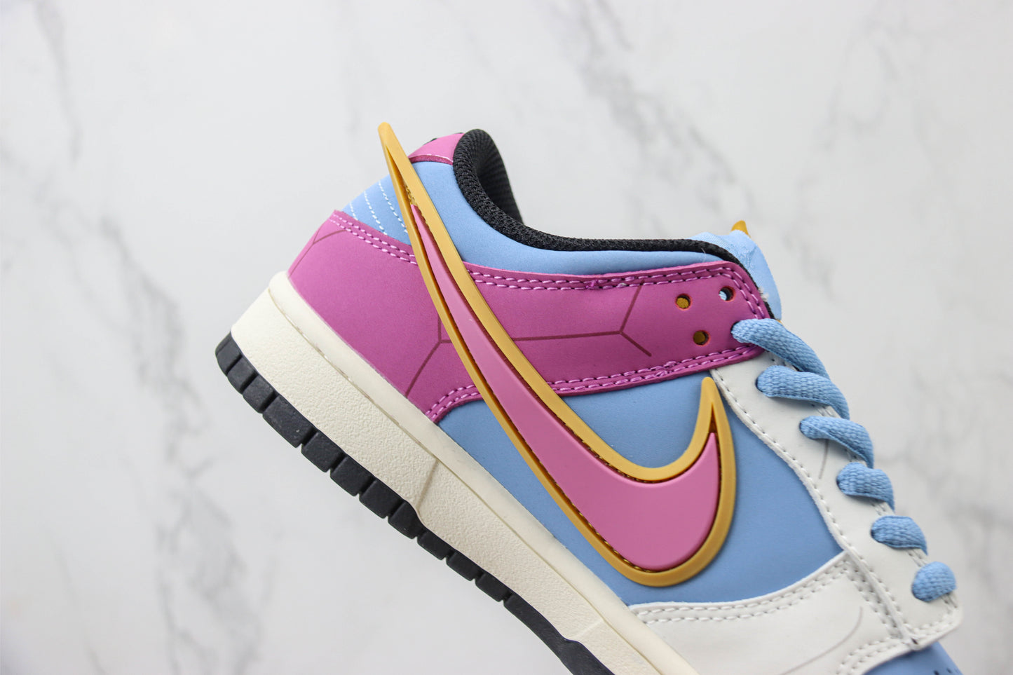 Nike SB Dunk Low Pink Blue White Saint Seiya