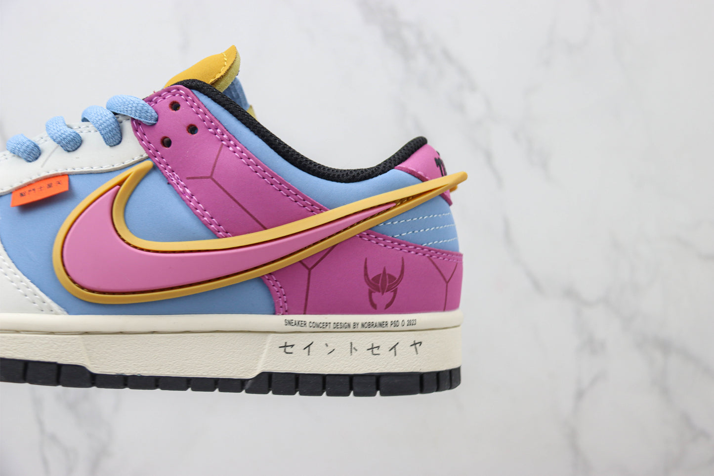 Nike SB Dunk Low Pink Blue White Saint Seiya