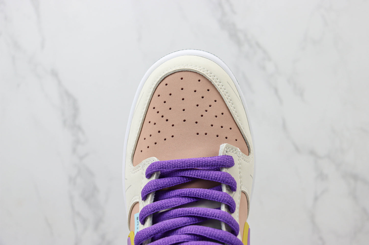 Nike SB Dunk Low Off White Purple Yellow Black