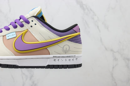 Nike SB Dunk Low Off White Purple Yellow Black