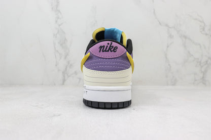 Nike SB Dunk Low Off White Purple Yellow Black