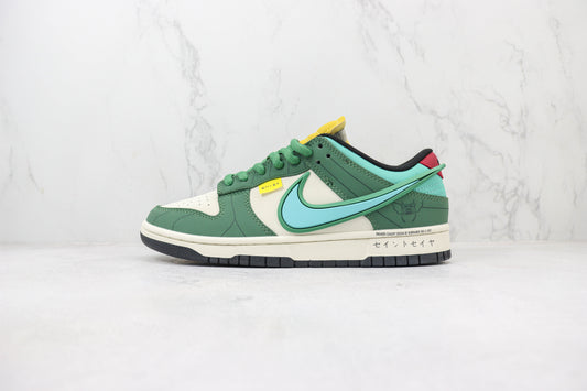 Nike SB Dunk Low Shiryu Le Dragon Violet Green Red Black