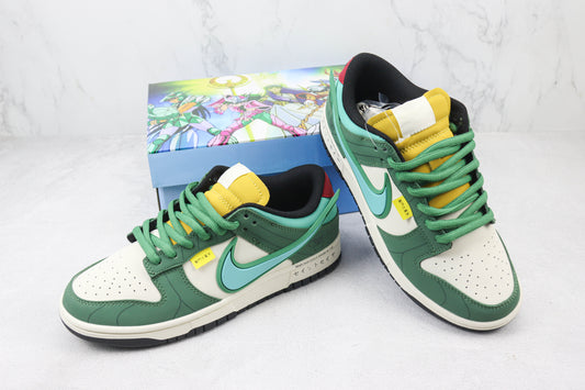 Nike SB Dunk Low Shiryu Le Dragon Violet Green Red Black