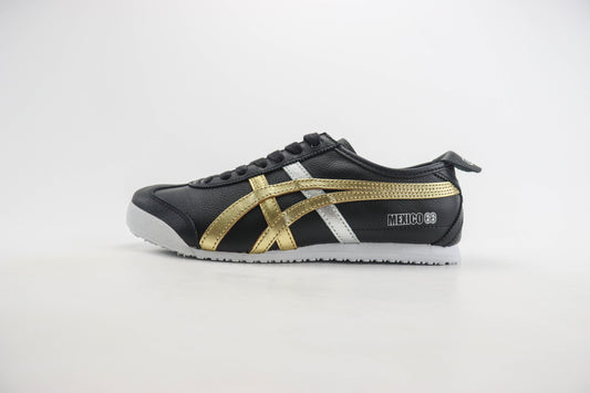 Asics Mexico 66 Preto e Dourado