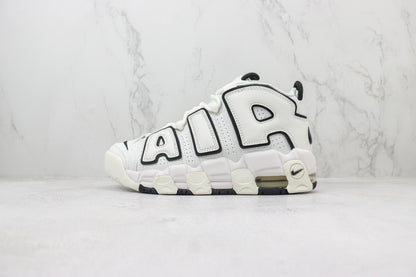 NK Air More Uptempo Preto e Branco  V44