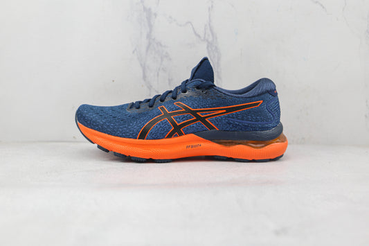 Asics Gel Nimbus 24 Azul Escuro e Laranja