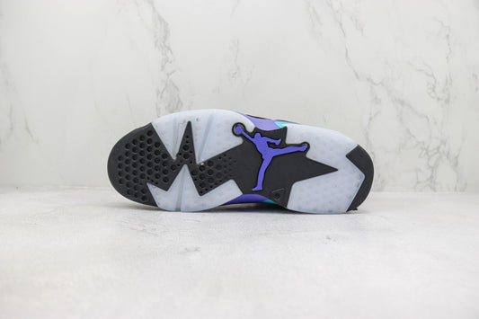 Air Jordan 6 Retro Preto e Roxo