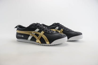 Asics Mexico 66 Preto e Dourado