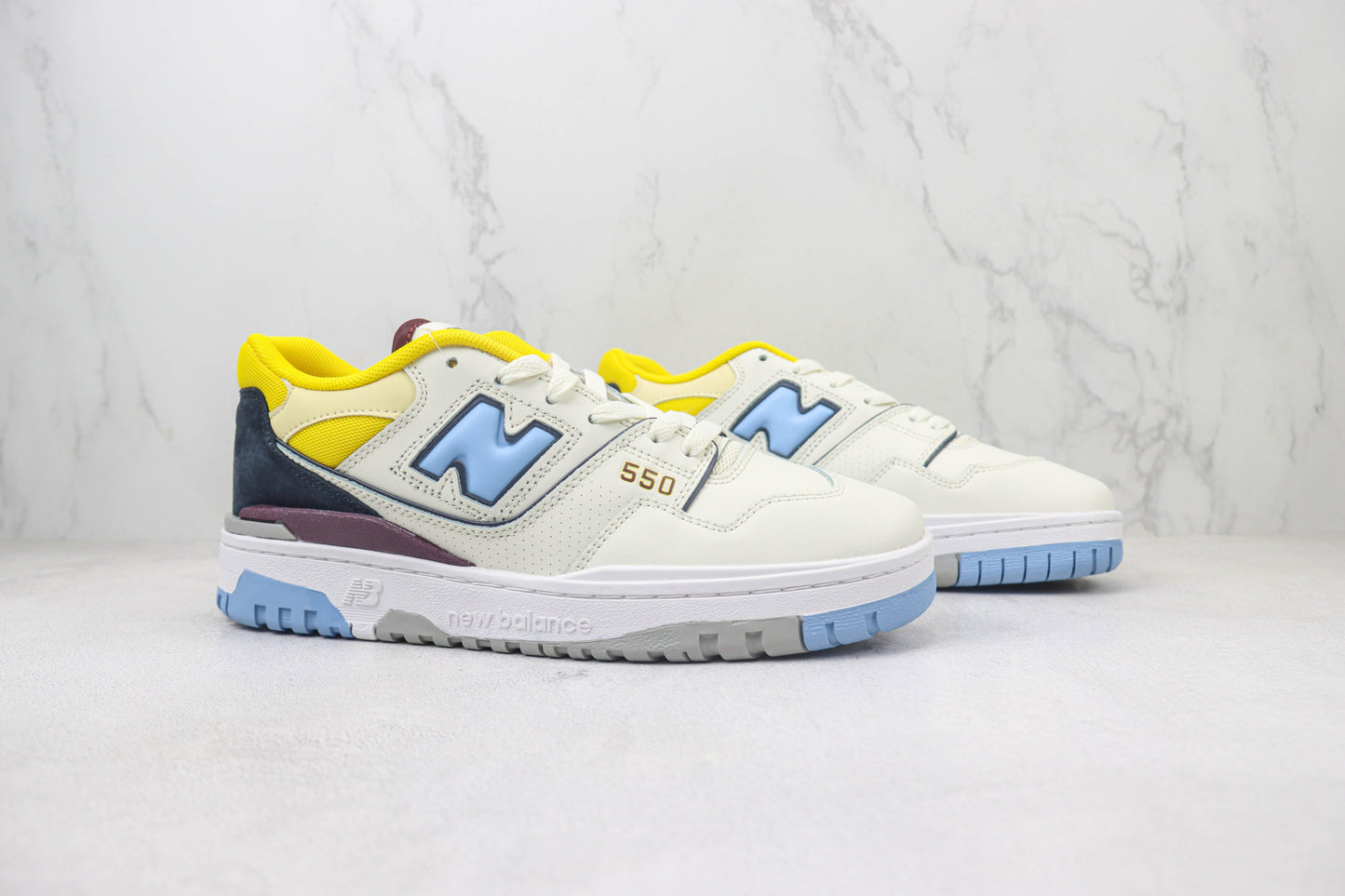 NB 550 Branco e Amarelo