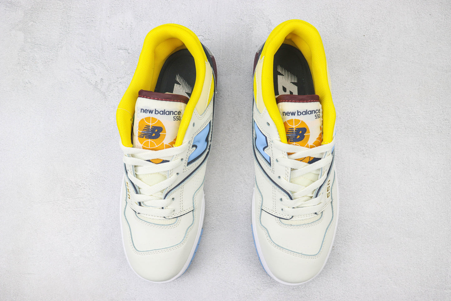 NB 550 Branco e Amarelo