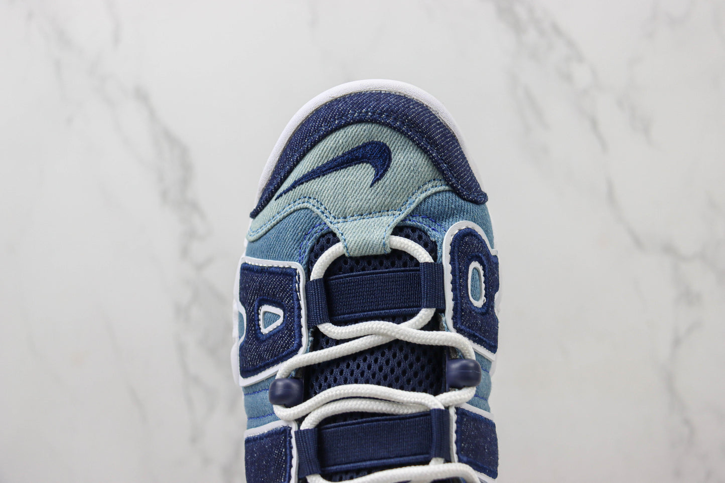 NK Air More Uptempo Azul Escuro