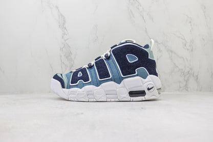 NK Air More Uptempo Azul Escuro
